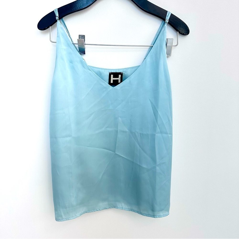 Silky like baby blue adjustable cami